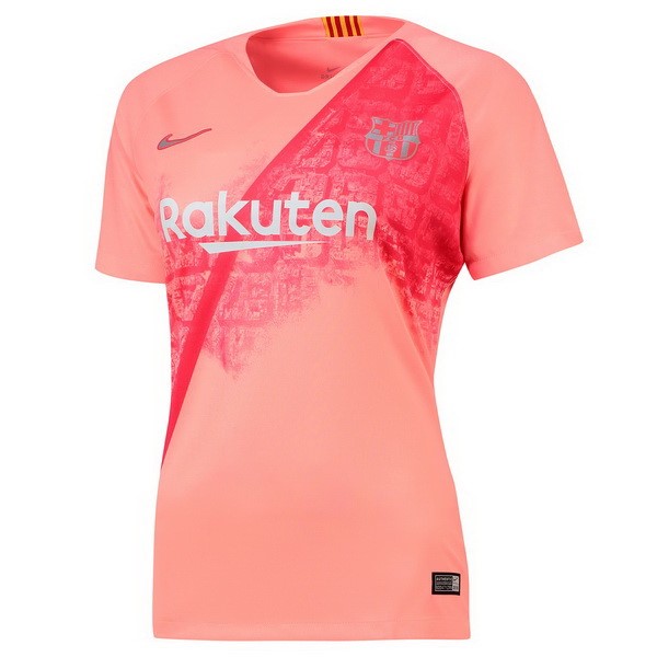 Camiseta Barcelona Replica Tercera Ropa Mujer 2018/19 Rojo